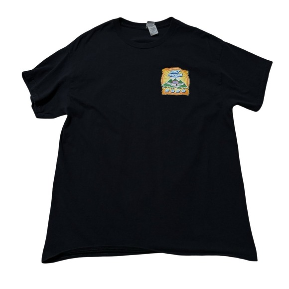 NHRA 2022 Thunder Valley Nationals Bristol, TN Drag Racer T Shirt Sz L 20.5 x 28 - Picture 2 of 5